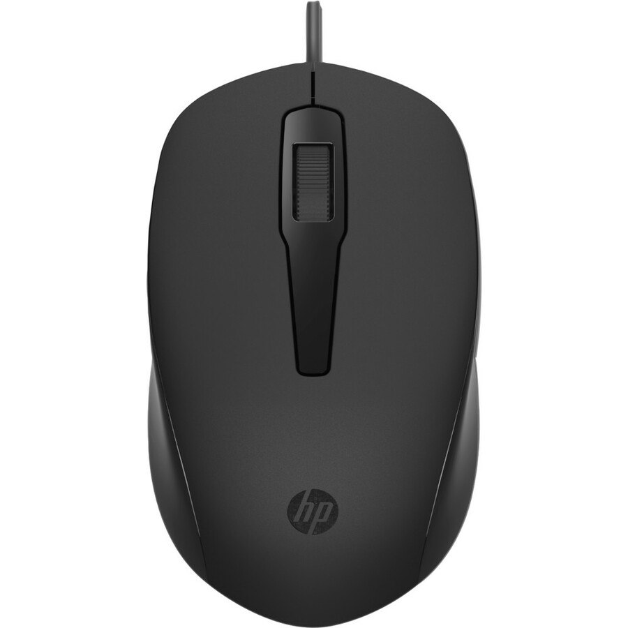 HP 150 Mouse - USB Type A - Optical - 3 Button(s) - Black