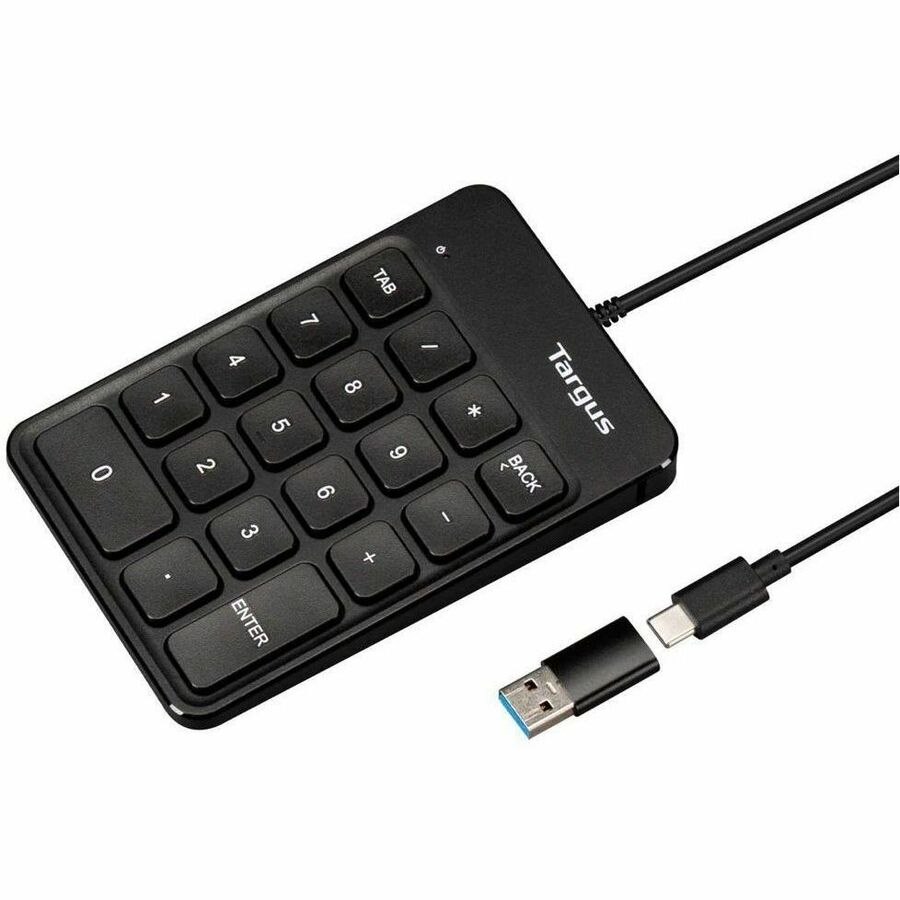 Targus Keypad - Cable Connectivity - USB Interface