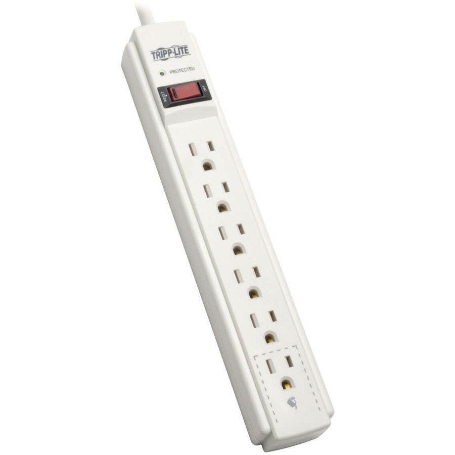 Eaton Tripp Lite Series Protect It! 6-Outlet Surge Protector, 6 ft. (1.83 m) Cord, 790 Joules, Diagnostic LED, TAA