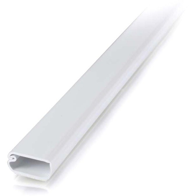 C2G 2 pack 8ft Wiremold Uniduct 2800 - Fog White