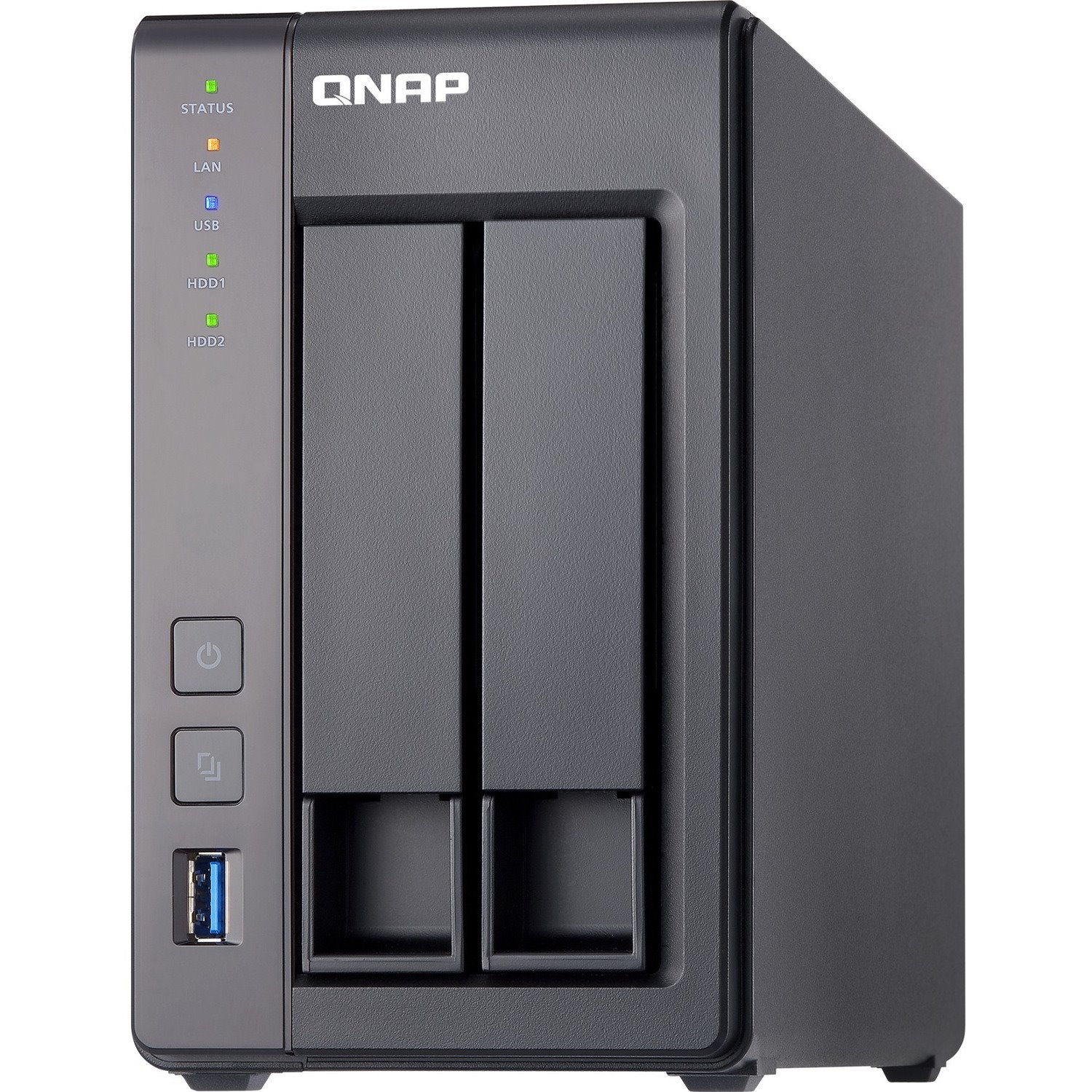 QNAP Turbo NAS TS-251+ 2 x Total Bays NAS Storage System Celeron Quad-core (4 Core) 2 GHz - 8 GB RAM - DDR3L SDRAM
