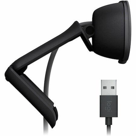 Logitech Brio 105 Full HD 1080p Business Webcam with Auto-Light Balance, USB-A, Privacy Shutter, Easy Set-Up, Compatible with Windows, macOS, ChromeOS