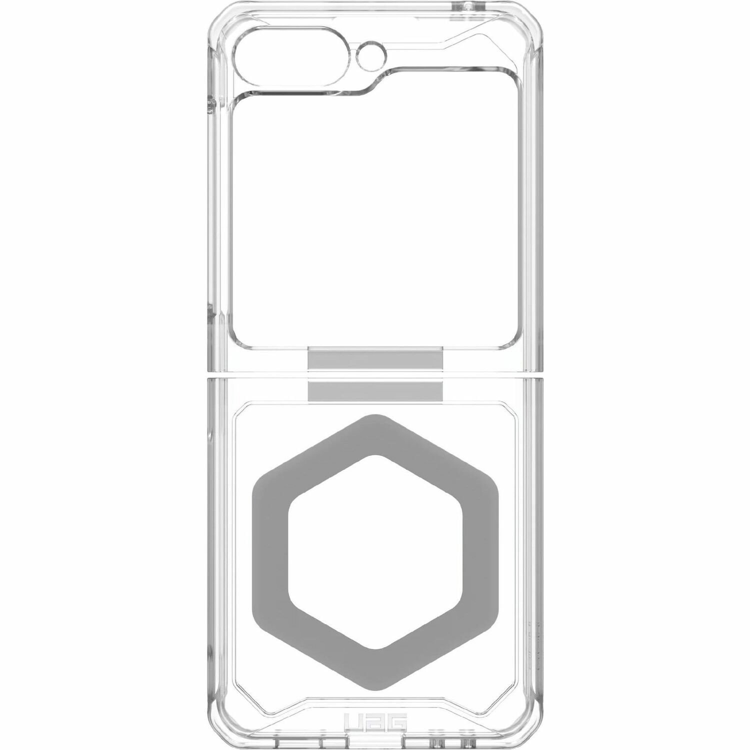 Urban Armor Gear Plyo Pro Galaxy Z Flip5 (2023) Case - Ice/Silver