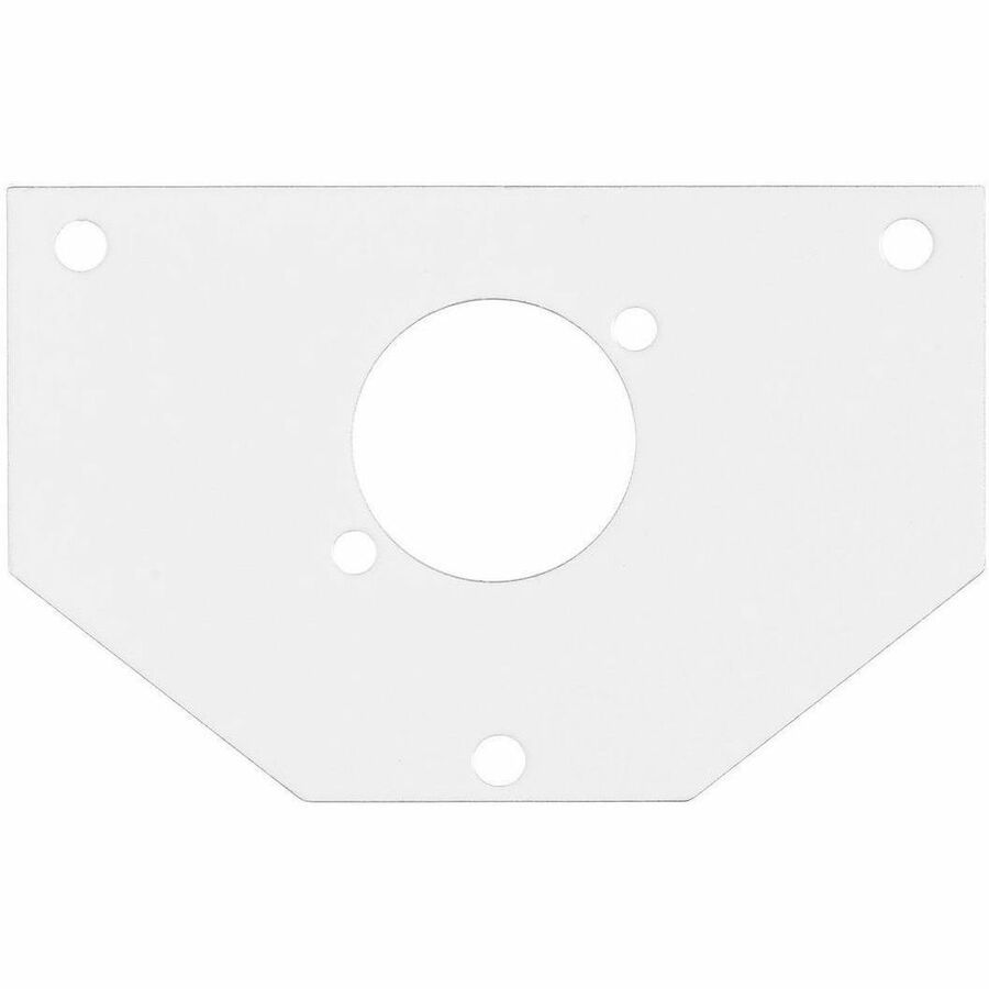 Hubbell Premise Wiring Recessed 10" Series, Sub Plate, 1/2 Perimeter, (1) XLR Opening