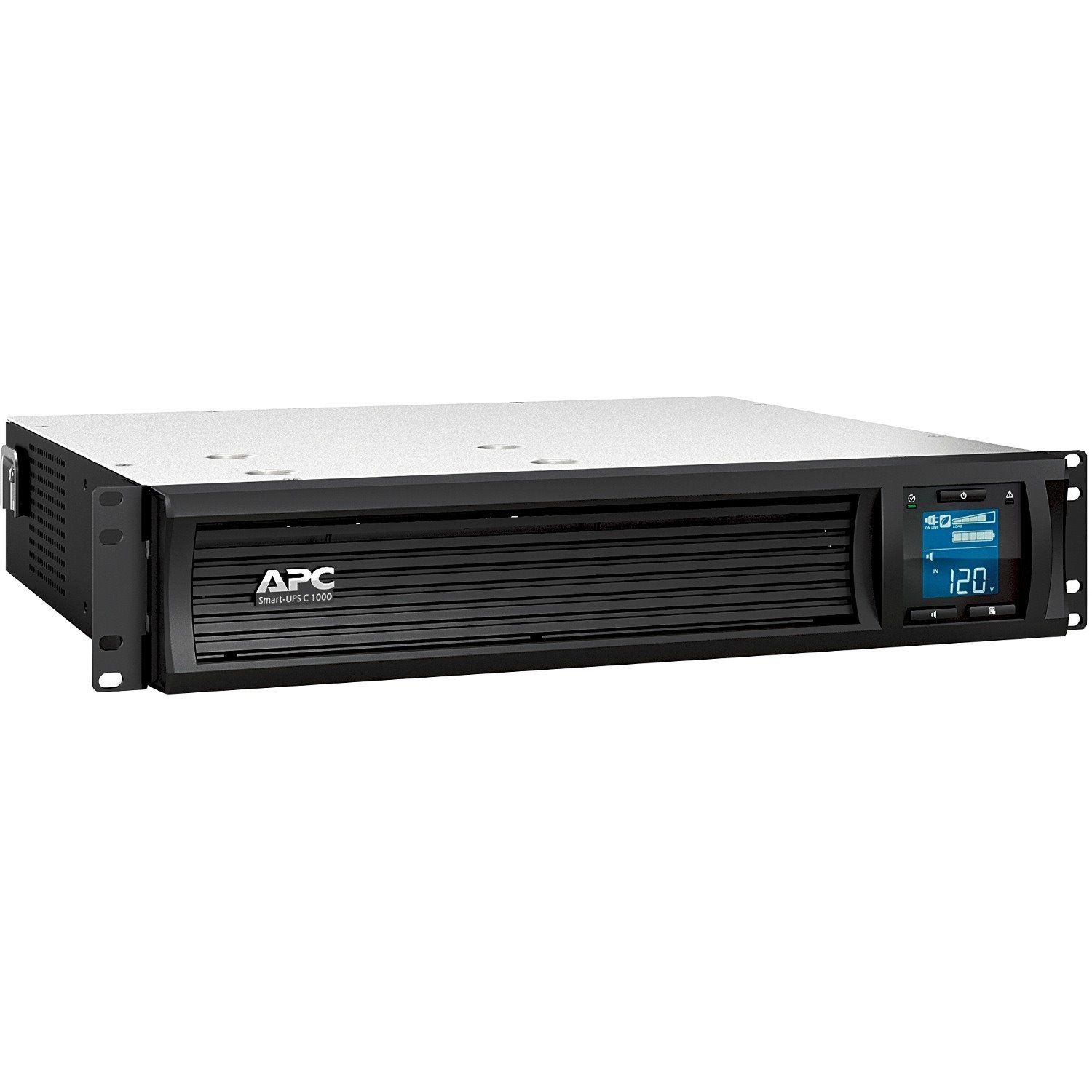 APC Smart-UPS C, Line Interactive, 1000VA, Rackmount 2U, 120V, 6x NEMA 5-15R outlets, SmartConnect port, USB and Serial communication, AVR,Graphic LCD