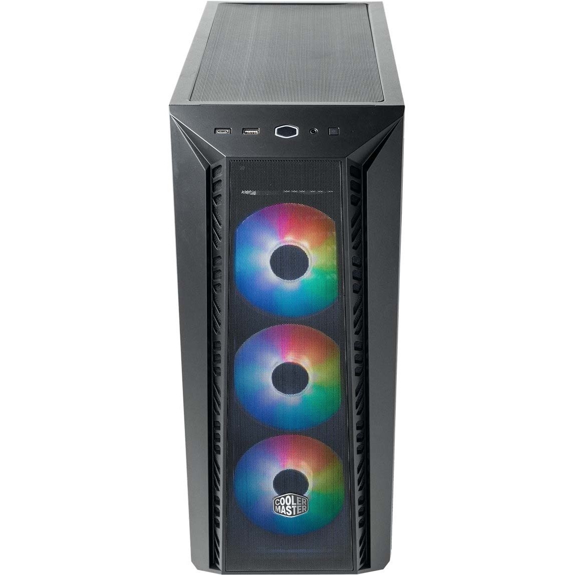 Cooler Master MasterBox MB520-KGNN-S00 Gaming Computer Case - Mini ITX, Micro ATX, ATX Motherboard Supported - Mid-tower - Mesh, Steel, ABS Plastic, Tempered Glass - Black