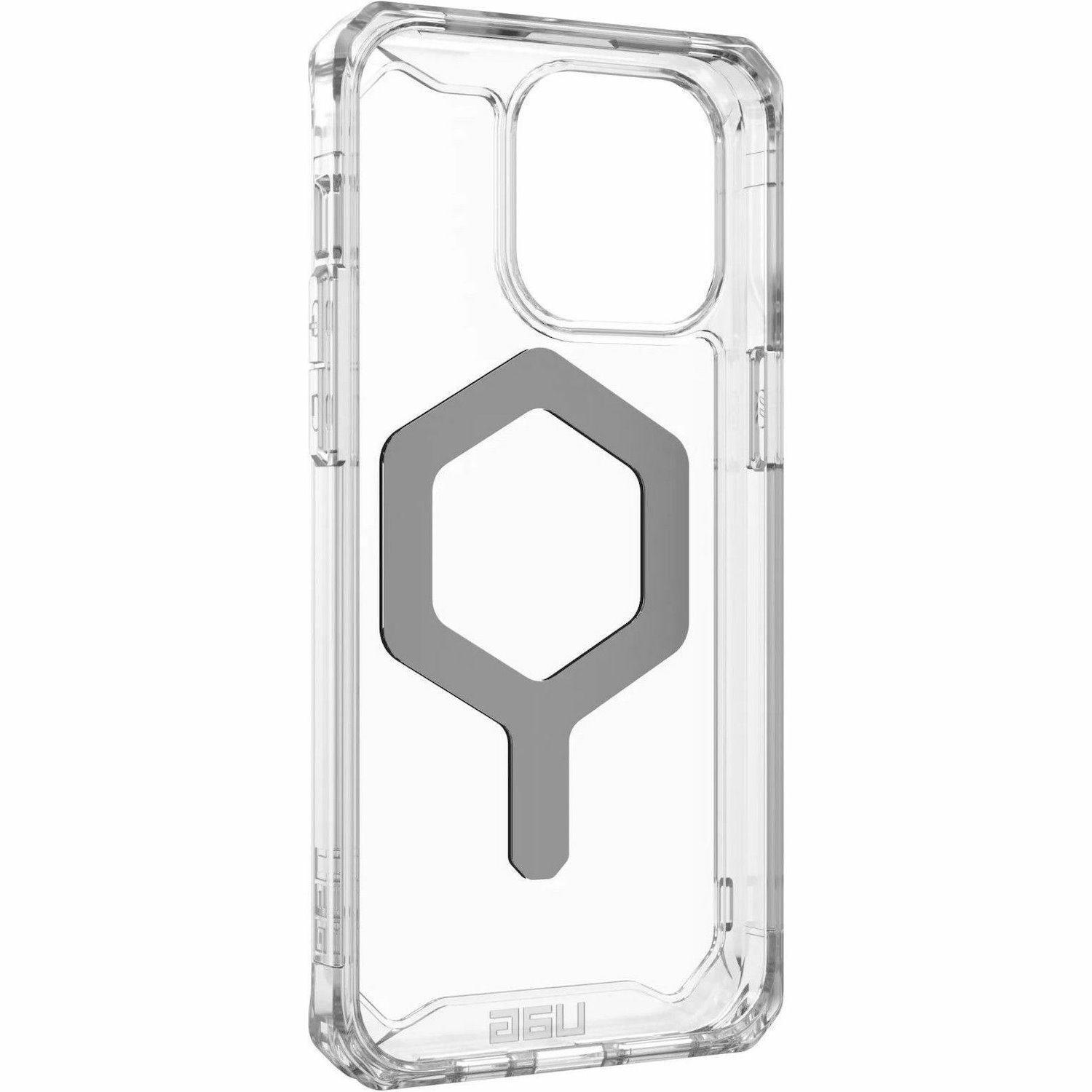 Urban Armor Gear Plyo Rugged Case for Apple iPhone 15 Pro Max Smartphone - Ice, Silver