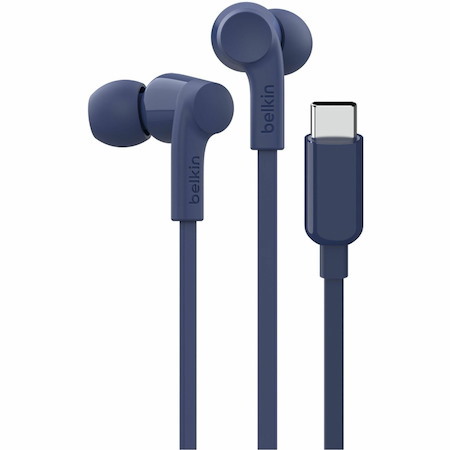 Belkin SOUNDFORM Wired Earbud Stereo Earset - Blue