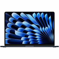 Apple MacBook Air MQKW3B/A 38.9 cm (15.3") Notebook - Apple M2 - 8 GB - 256 GB SSD - English (US) Keyboard - Midnight