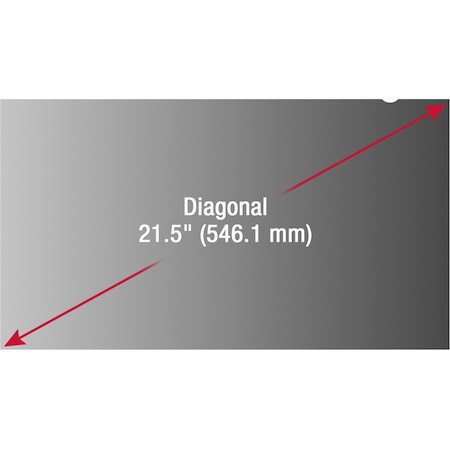 ViewSonic 21.5" Privacy Filter Screen Protector for Widescreen (16:9) LCD Monitor, Lightweight Anti-glare and Anti-scratch, Black. 20 screen protectors per master pack.