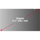 ViewSonic 21.5" Privacy Filter Screen Protector for Widescreen (16:9) LCD Monitor, Lightweight Anti-glare and Anti-scratch, Black. 20 screen protectors per master pack.