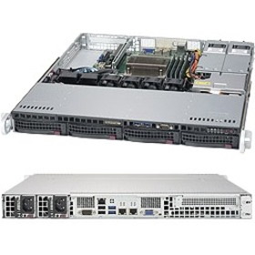 Supermicro SuperServer 5019S-MR Barebone System - 1U Rack-mountable - Socket H4 LGA-1151 - 1 x Processor Support