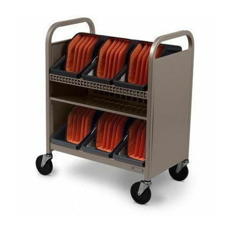 Bretford CUBE Transport Cart with Caddies - TVCT30CAD