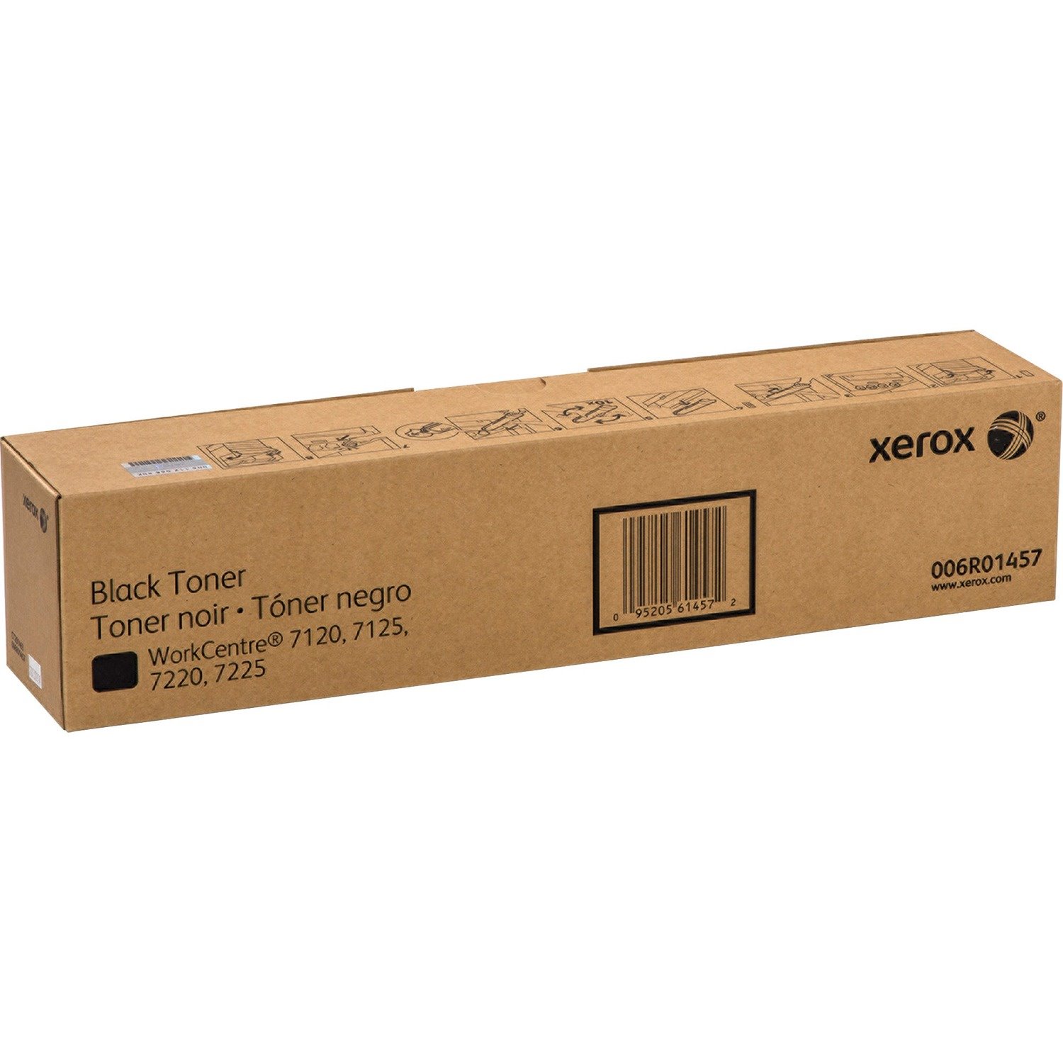 Xerox Genuine WorkCentre&reg; 7200i Series, WorkCentre&reg; 7120/7125, 7220/7225, Black Toner Cartridge