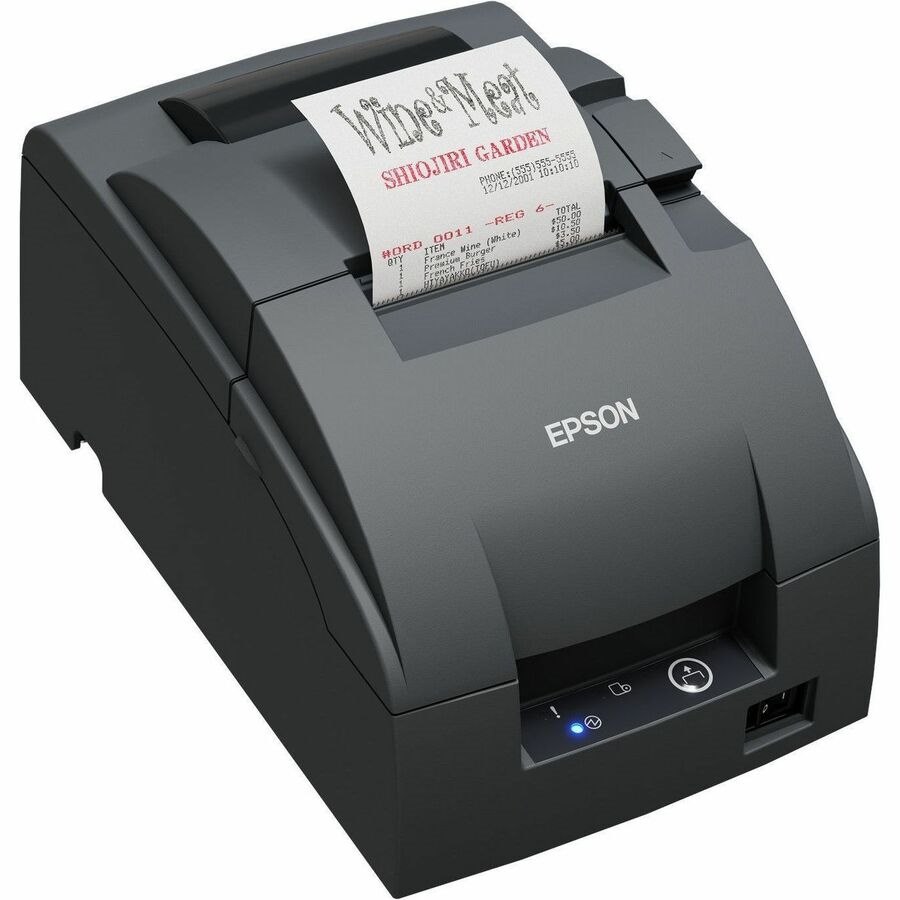 Epson TM-U220IIB (101F1) Retail, Kitchen, Restaurant Dot Matrix Printer - Monochrome - Receipt Print - USB - With Cutter