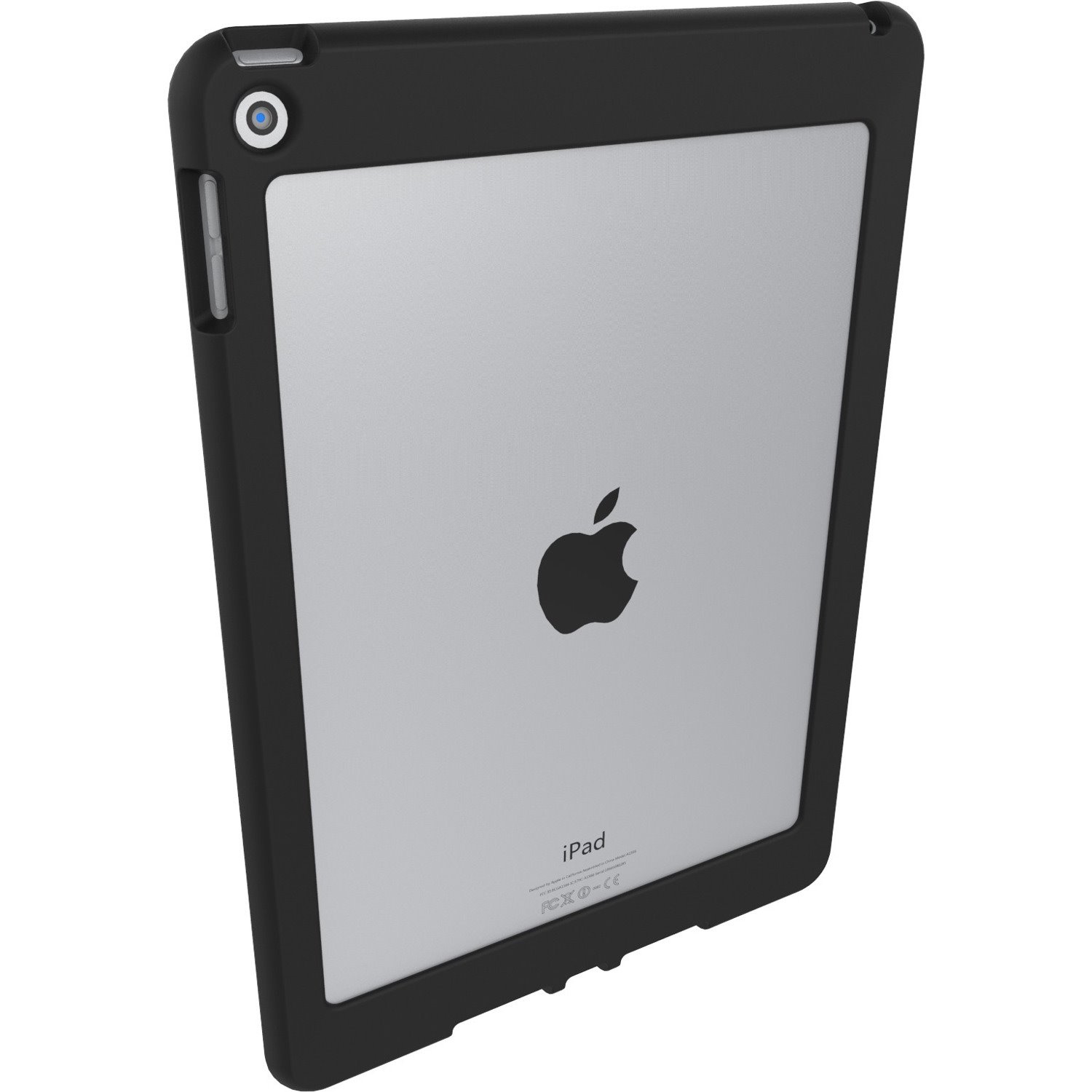 Compulocks Rugged Rubber Case for All Apple iPad 9.7" Tablets - Black