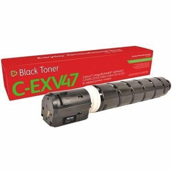 Xerox Everyday Remanufactured Standard Yield Laser Toner Cartridge - Alternative for Canon C-EXV47 (8516B002) - Return Program - Black Pack
