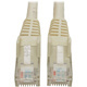 Eaton Tripp Lite Series Cat6 Gigabit Snagless Molded (UTP) Ethernet Cable (RJ45 M/M), PoE, White, 6 ft. (1.83 m)