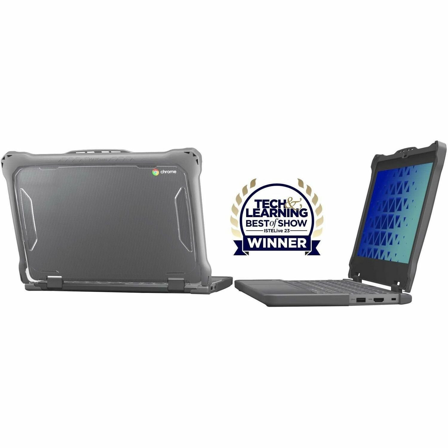 MAXCases Extreme Shell-F2 Rugged Case for Lenovo Chromebook - Grey