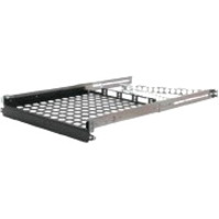 Rack Solutions 2U Sliding Laptop Shelf 17in (D) with Cable Management Arm