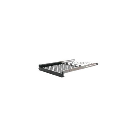 Rack Solutions 2U Sliding Laptop Shelf 17in (D) with Cable Management Arm