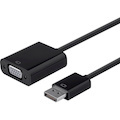 Monoprice DisplayPort 1.2a to VGA Active Adapter, Black