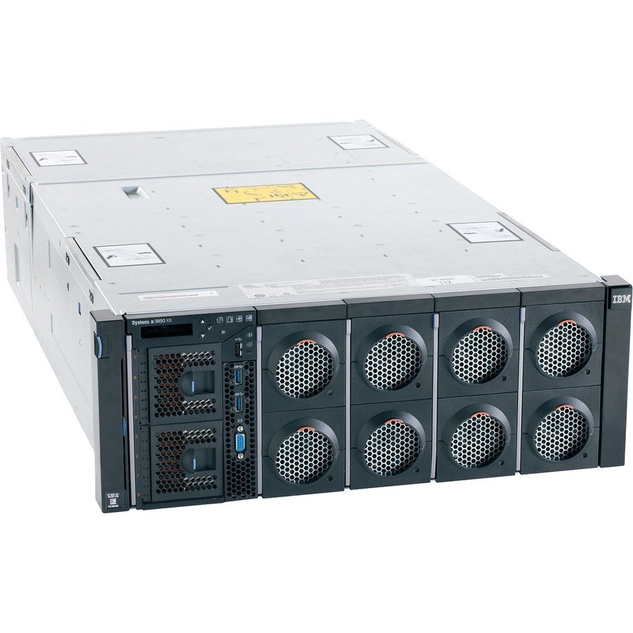 Lenovo System x x3850 X6 62418BU 4U Rack Server - 2 Xeon E7-8880 v4 2.20 GHz - 256 GB RAM - 7.20 TB HDD - (6 x 1.2TB) HDD Configuration - 800 GB SSD - (2 x 400GB) SSD Configuration - Serial ATA, 12Gb/s SAS Controller