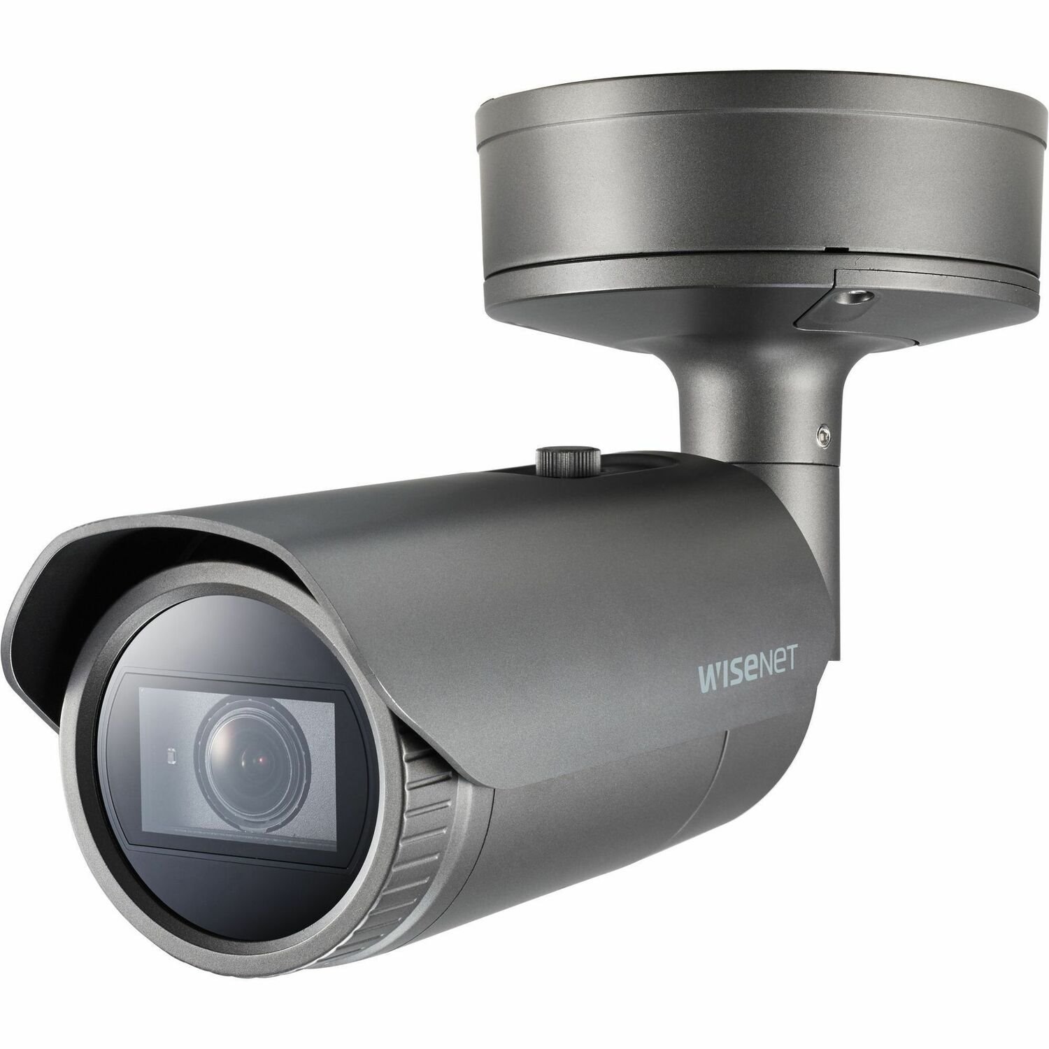 Wisenet PNO-A9081RLP 4K Network Camera - Color - Bullet - Dark Gray - TAA Compliant