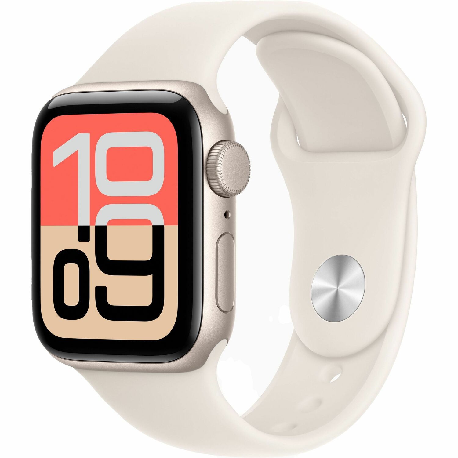 Apple Watch SE 3 Smart Watch - 40 mm Case Height - 34 mm Case Width - Starlight Case Color - Starlight Band Color - Aluminium Case Material - Wireless LAN