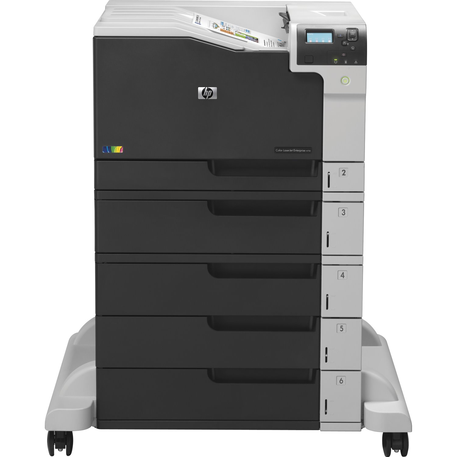 HP LaserJet M750 M750xH Desktop Laser Printer - Colour