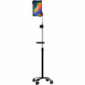 CTA Digital Compact Mobile Gooseneck Floor Stand with Handle for 7-13 Inch Tablets