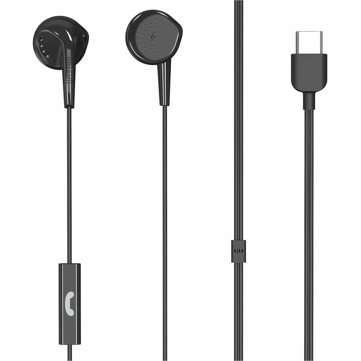 Maxell Usb-C Eb-96 With Mic- 12 Case Pack