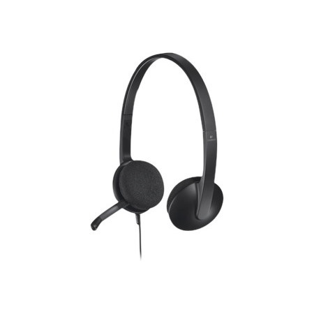 Logitech H340 Wired Over-the-head Stereo Headset - Black
