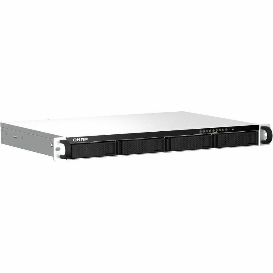 QNAP TS-464EU-8G 4 x Total Bays SAN/NAS Storage System - 4 GB Flash Memory Capacity - Intel Celeron N5095 Quad-core (4 Core) 2 GHz - 8 GB RAM - DDR4 SDRAM - 1U Rack-mountable