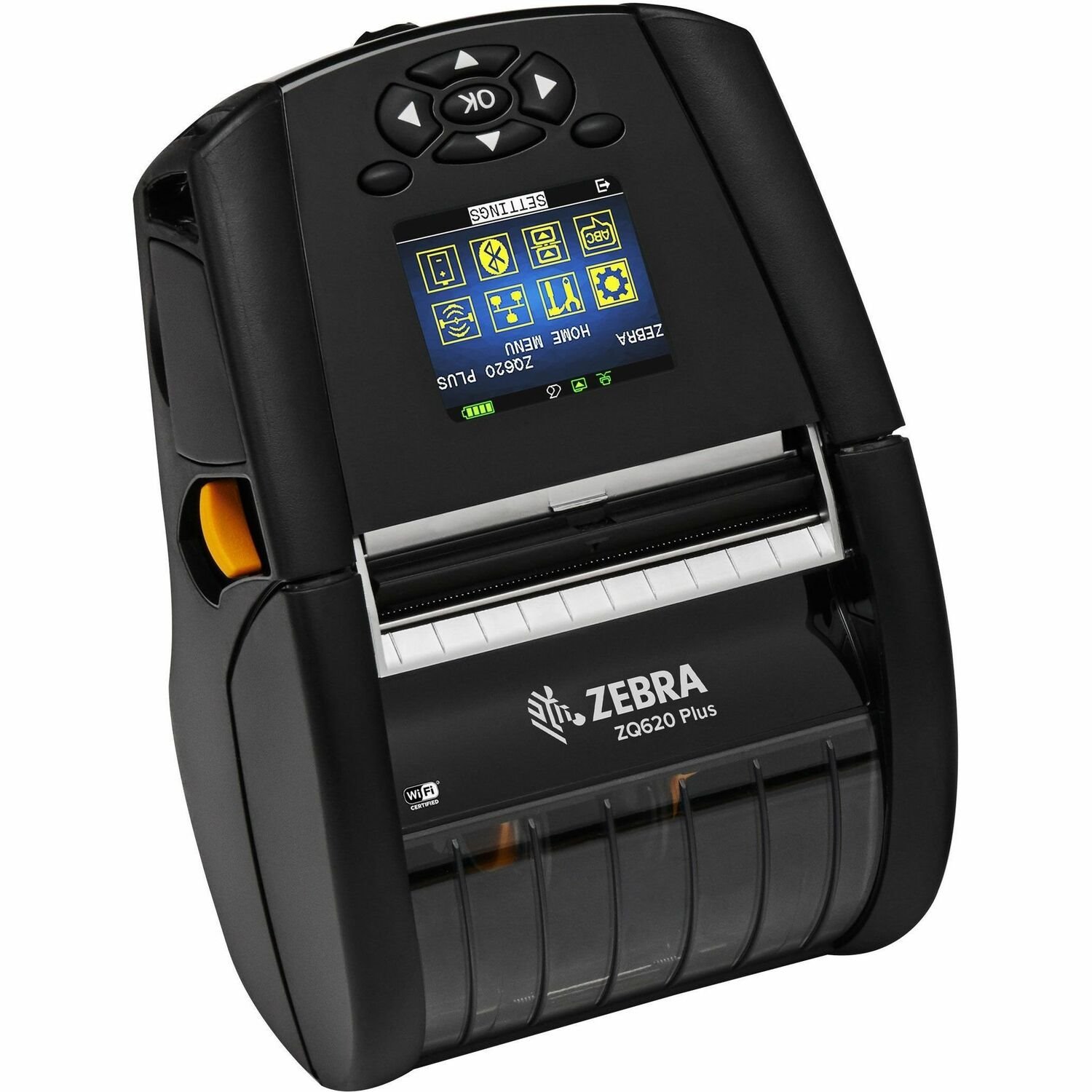 Zebra ZQ620 Plus Double Sided Desktop, Industrial, Mobile, Retail, Transportation & Logistic, Warehouse, Manufacturing Direct Thermal Printer - Monochrome - Label/Receipt Print - USB - Bluetooth 4.2 - IEEE 802.11ac Wireless LAN - Near Field Communication (NFC)