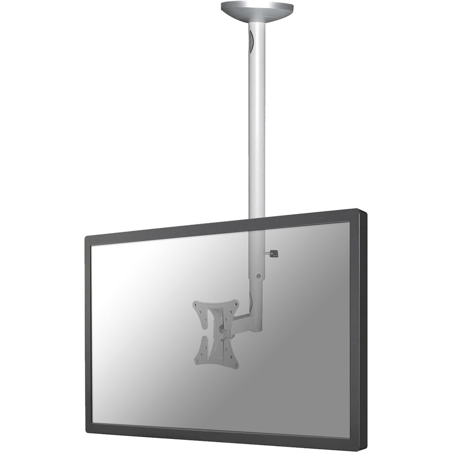 Newstar TV/Monitor Ceiling Mount for 10"-30" Screen, Height Adjustable - Silver
