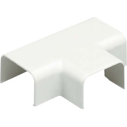 Panduit Tee Fitting for Use With LD5 Raceway, Electric Ivory, ABS, Length 1.84 in.