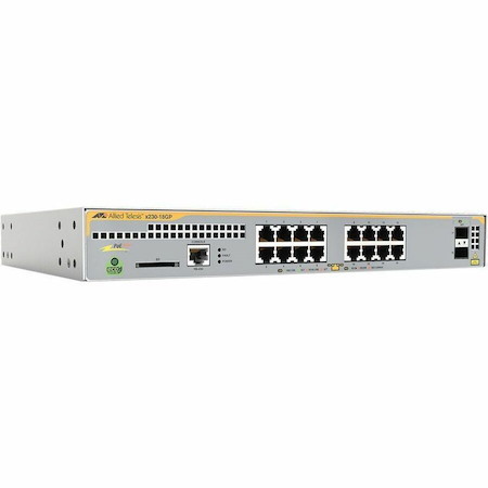 Allied Telesis L3 Switch with 16 x 10/100/1000T Ports and 2 x 100/1000X SFP Ports