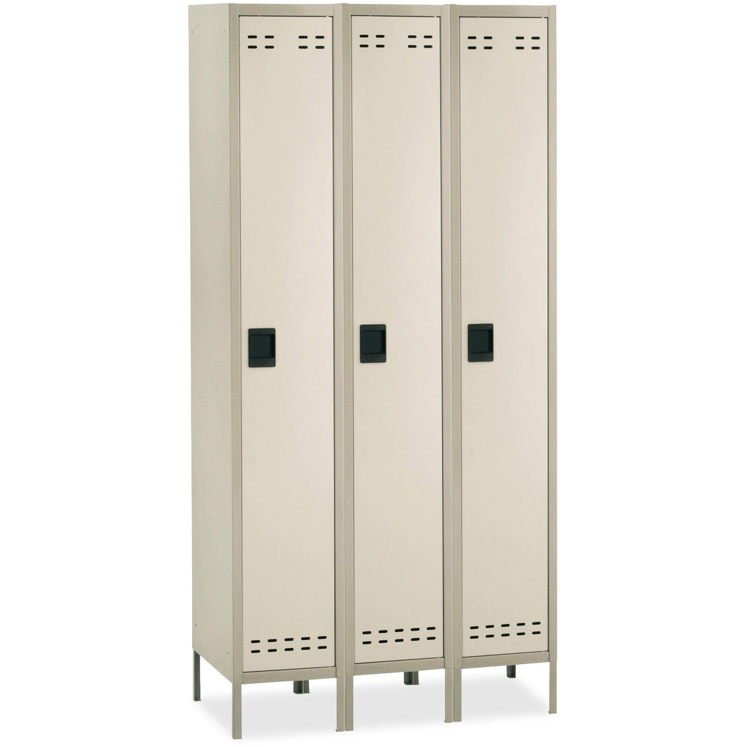Safco Single-Tier Two-tone 3 Column Locker with Legs