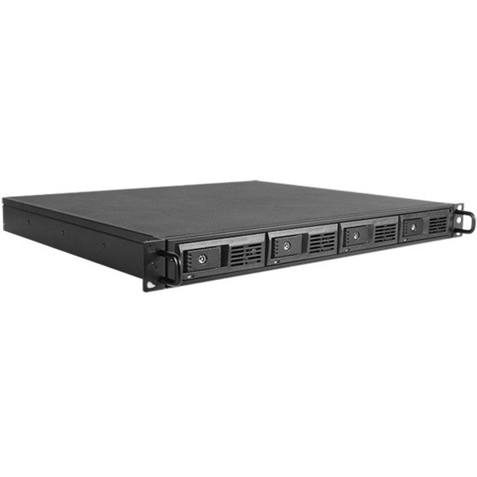 iStarUSA NAS 1U 4-bay 3.5" SATA 6.0Gb/s Trayless Rackmount Chassis