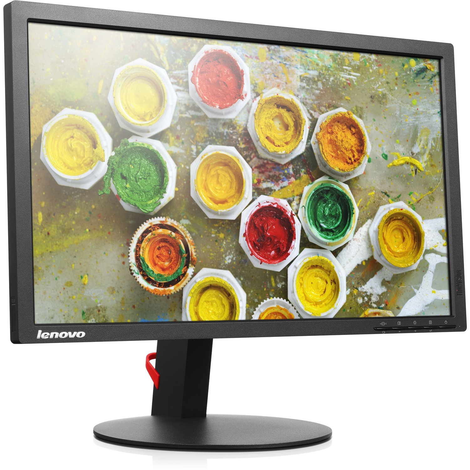 Lenovo ThinkVision T2324p 23" Class Full HD LCD Monitor - 16:9 - Black
