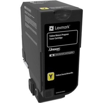 Lexmark Original Laser Toner Cartridge - Yellow Pack