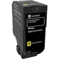 Lexmark Original Laser Toner Cartridge - Yellow Pack
