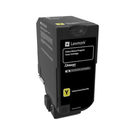 Lexmark Original Laser Toner Cartridge - Yellow Pack