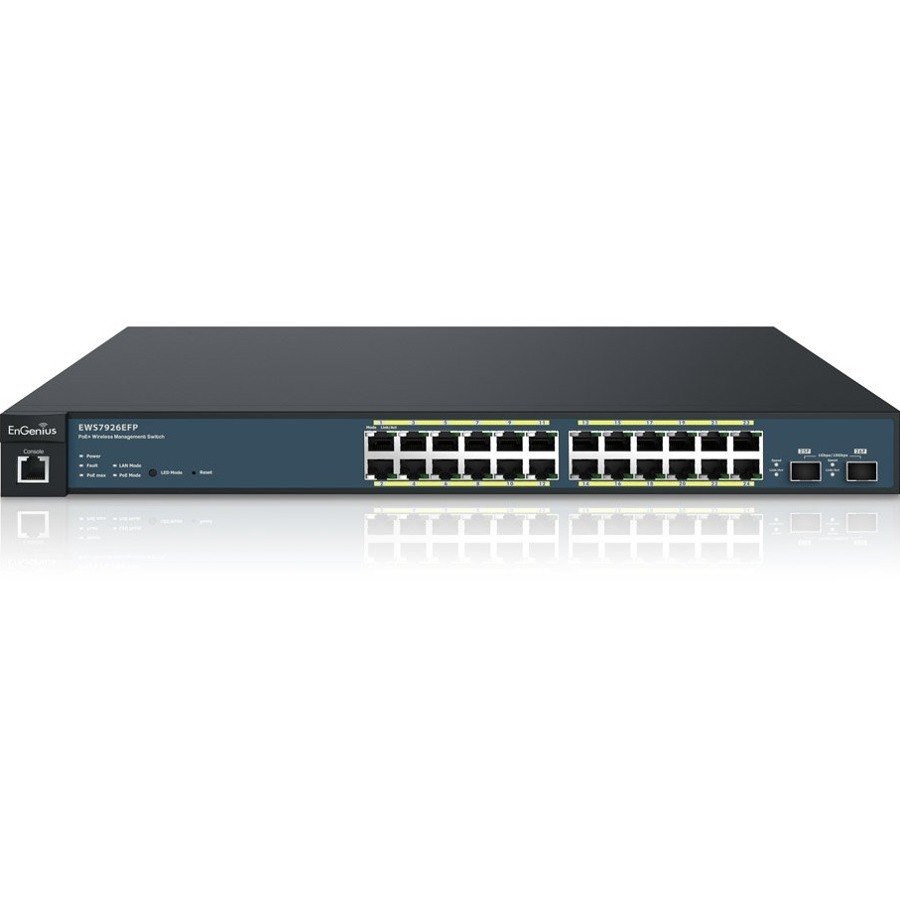 EnGenius EWS 24-Port Managed Gigabit 410W PoE+ Switch