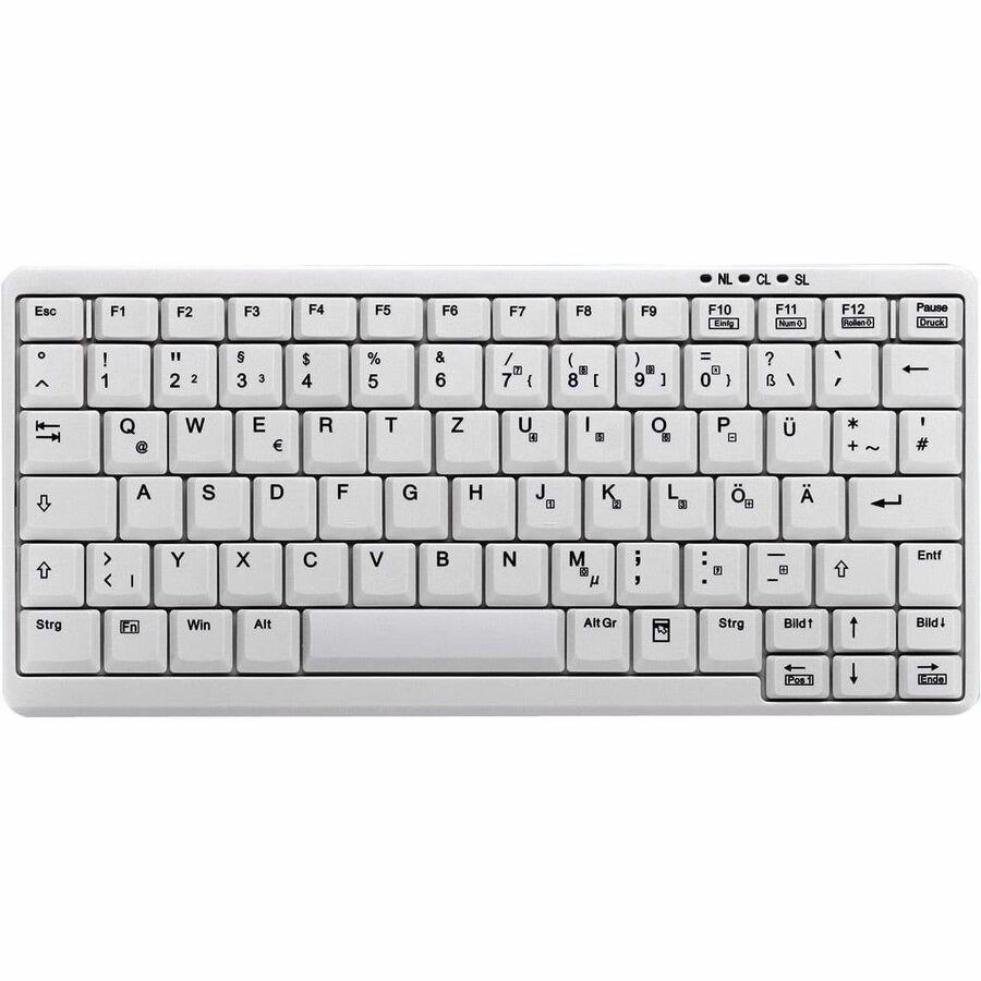 Active Key Keyboard - Cable Connectivity - PS/2 Interface - English (US) - Light Grey