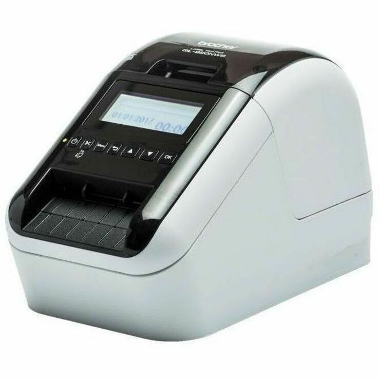 Brother QL-820NWBc Direct Thermal Printer - Label Print - Ethernet - USB - Bluetooth 5.2 - Wireless LAN - With Cutter
