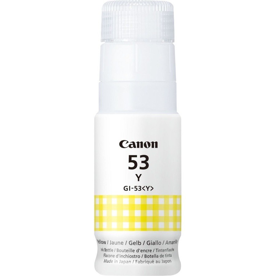 Canon GI-53Y Refill Ink Bottle - Yellow - Inkjet