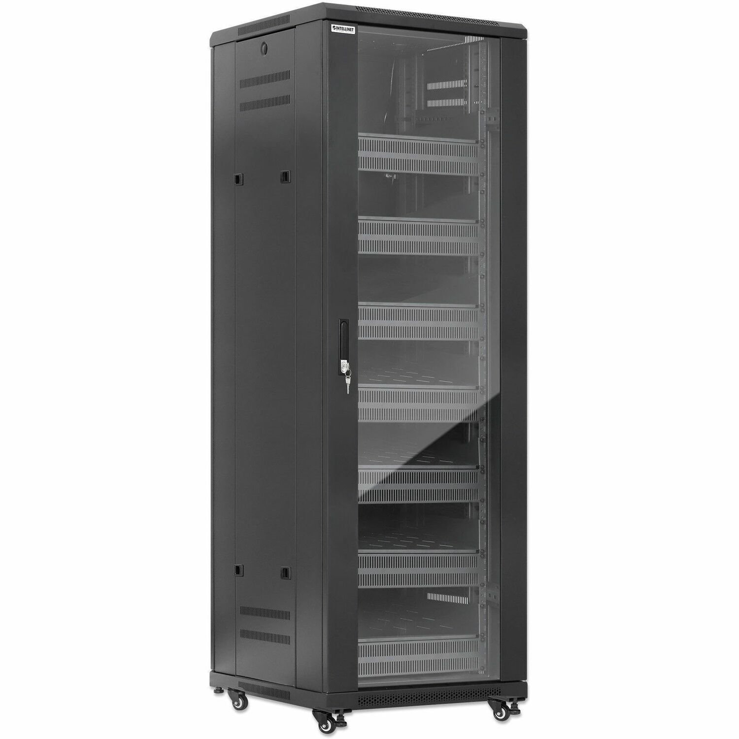 Intellinet Pro Line Network Cabinet with Integrated Fans, 38U