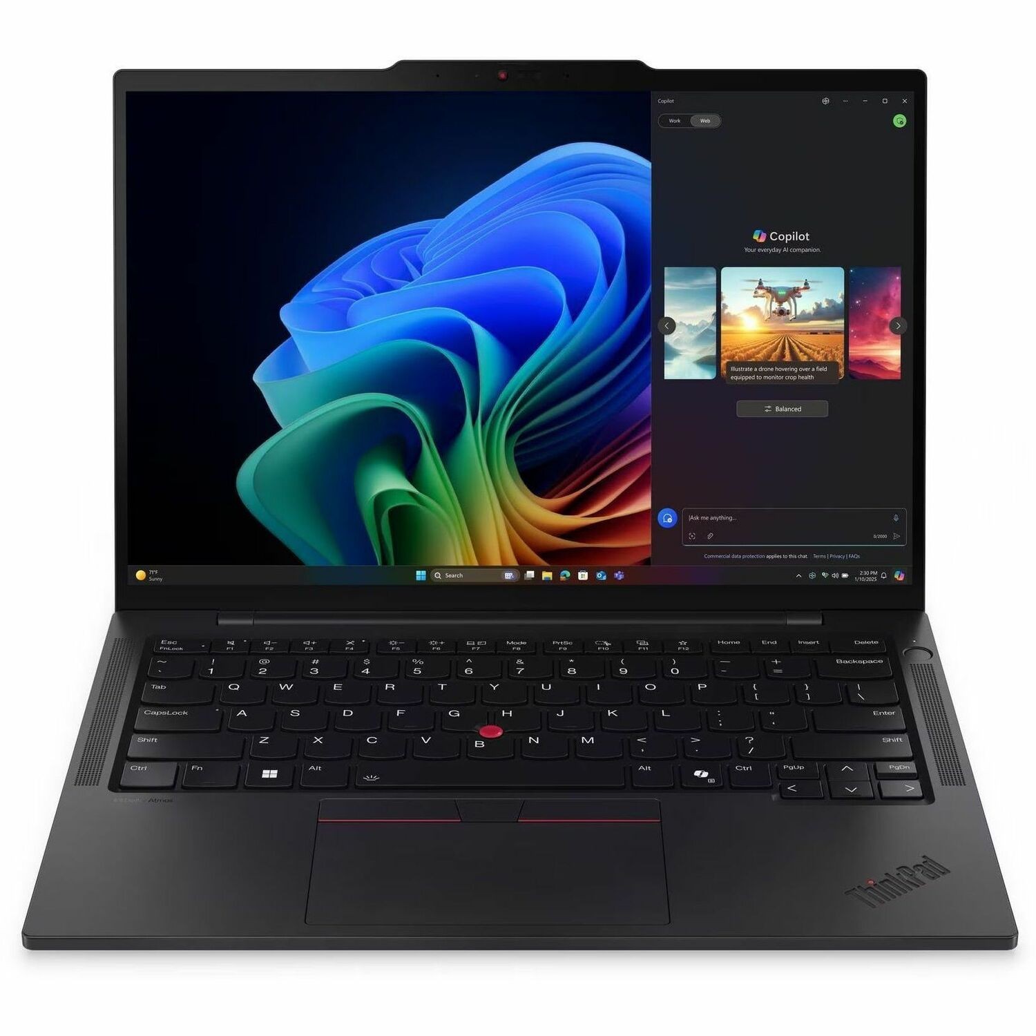 Lenovo ThinkPad T14s Gen 6 21QX00P2US 14" Copilot+ PC Notebook - WUXGA - 60 Hz - Intel Core Ultra 5 226V - 16 GB - 512 GB SSD - English Keyboard - Black